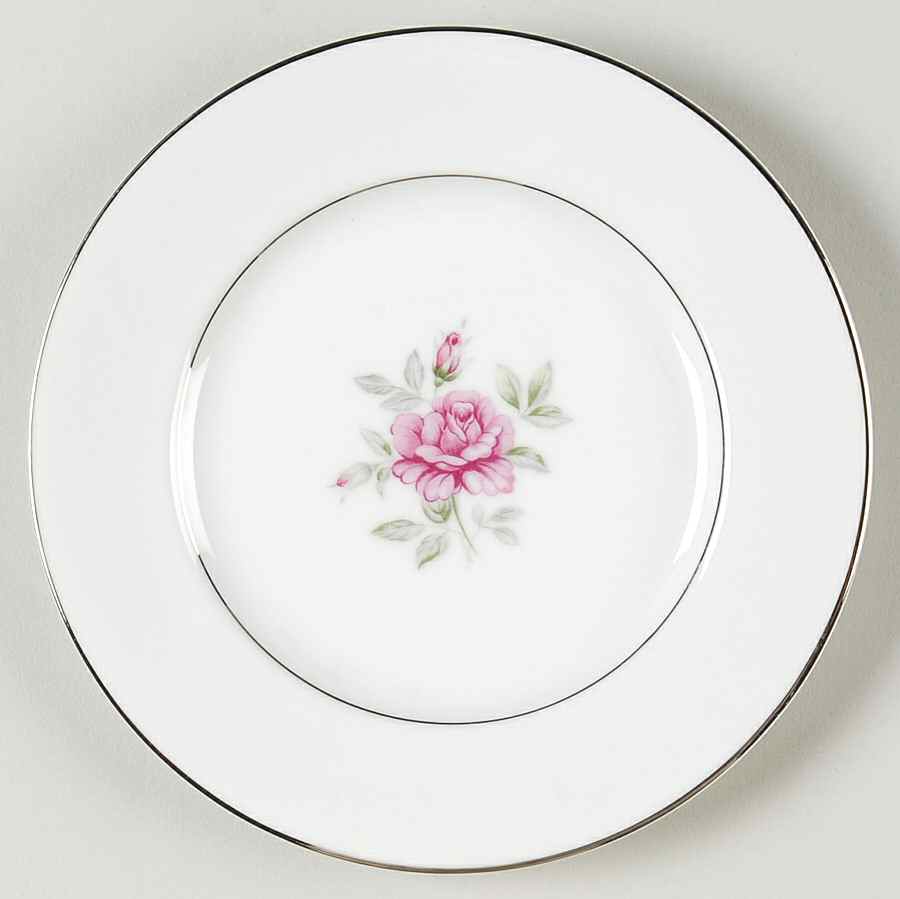 Majestic Rose Bread & Butter Plate by Crown Jewel-1
