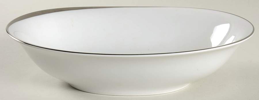 Silver Moon 10" Oval Vegetable Bowl by Crown Jewel-1
