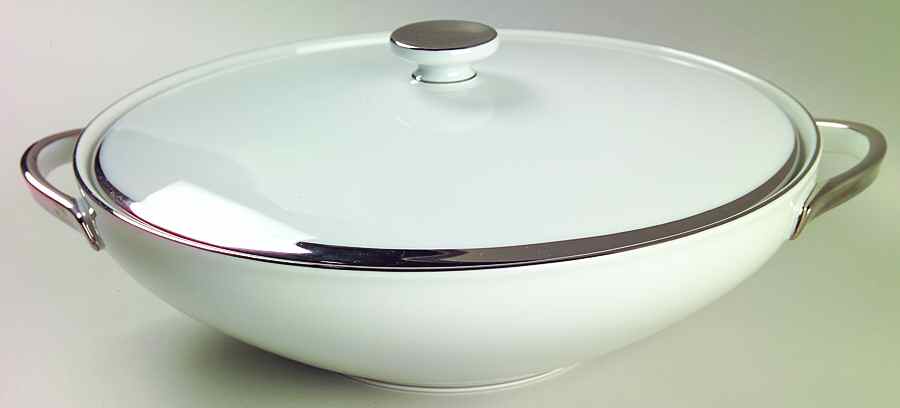 Silver Moon Round Covered Vegetable by Crown Jewel-1
