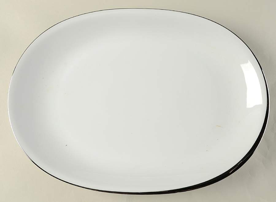 Silver Moon 16" Oval Serving Platter by Crown Jewel-1
