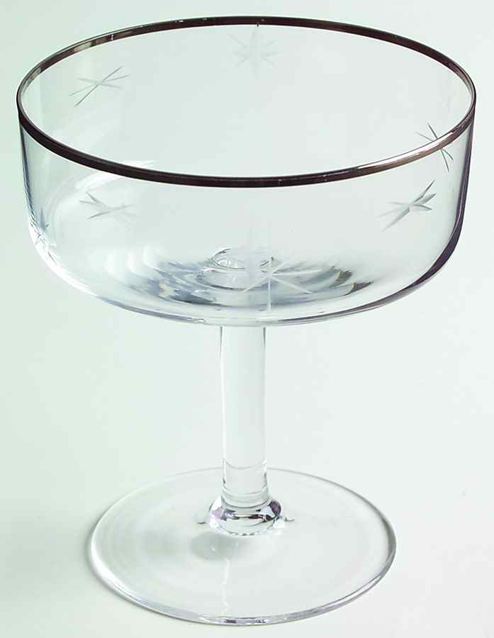 Starlight 6 Oz Glassware Sherbet by Crown Jewel-1