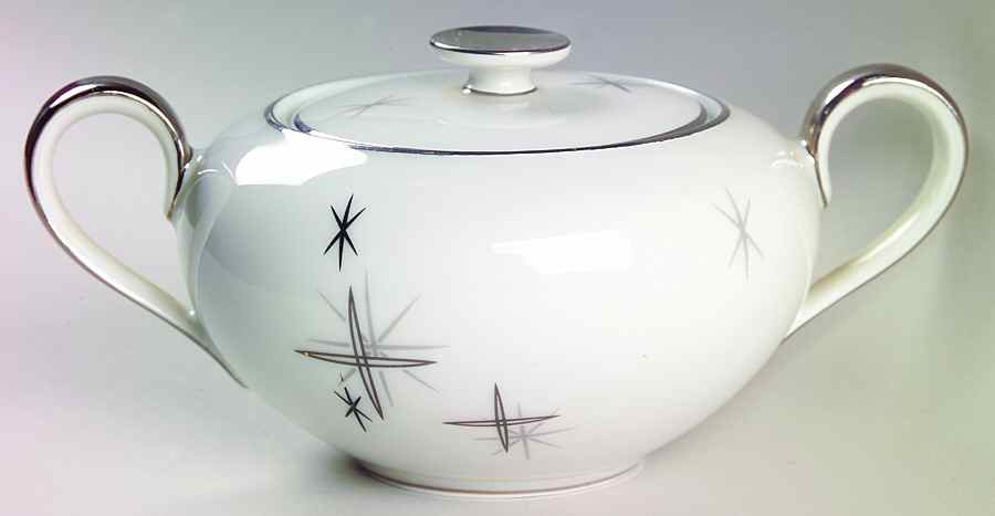 Starlight Sugar Bowl & Lid by Crown Jewel-1