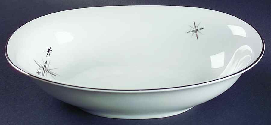 Starlight 10" Oval Vegetable Bowl by Crown Jewel-1