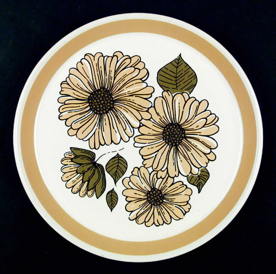Charmaine Dinner Plate by Crown Lynn-1