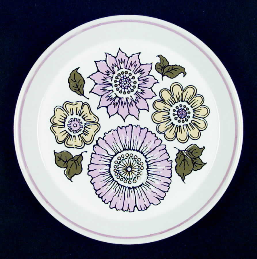Gay Salad Plate by Crown Lynn-1
