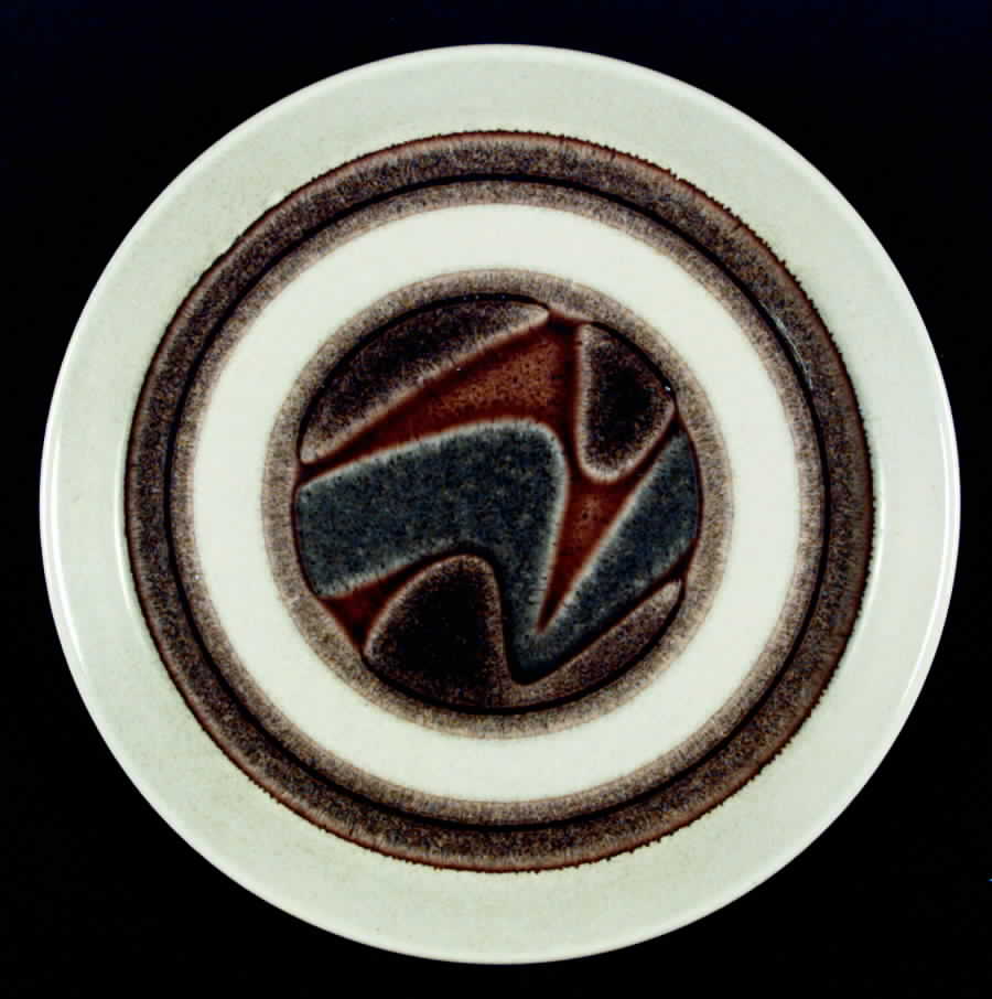 Landscape Dinner Plate by Crown Lynn-1