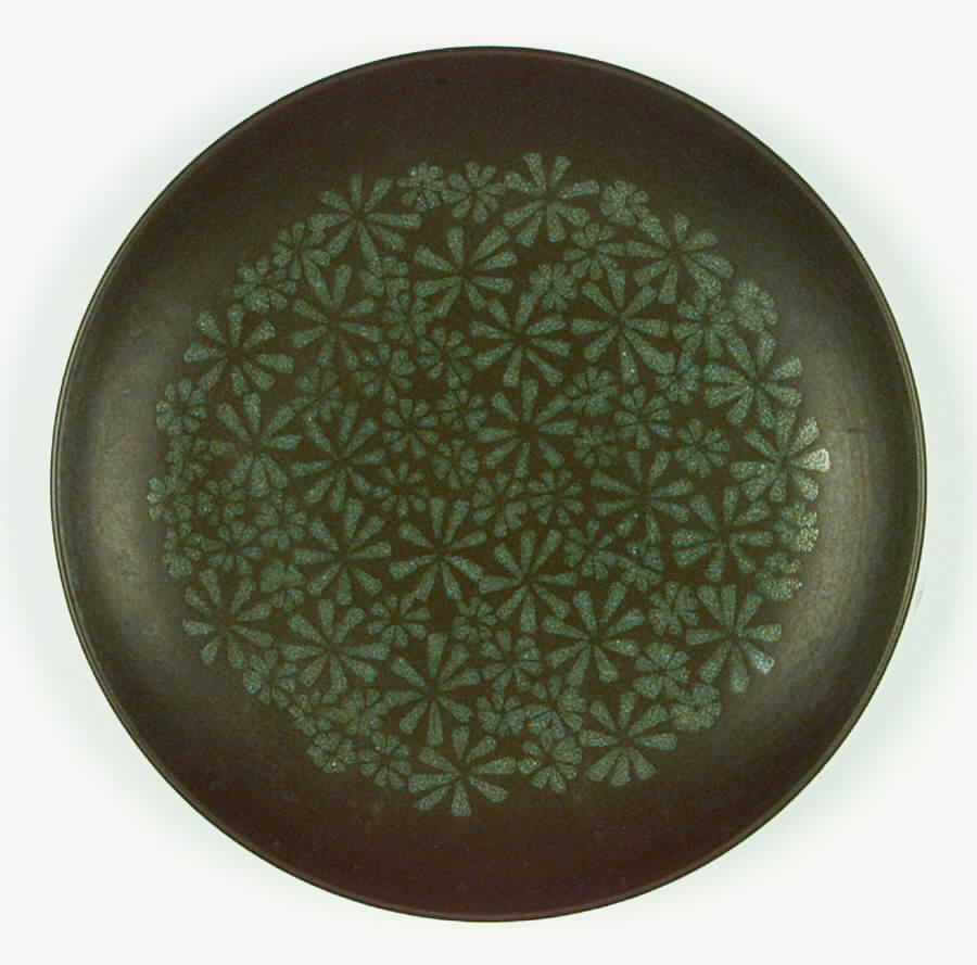 Palm Springs Dinner Plate by Crown Lynn-1