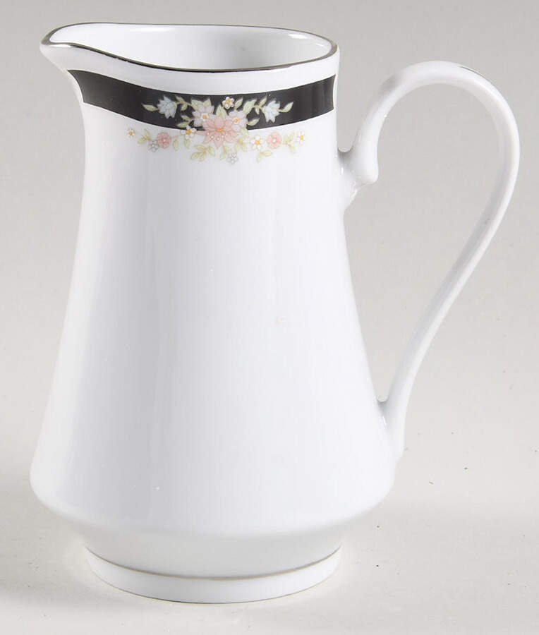Adriana (Platinum Trim) Creamer by Crown Ming-1