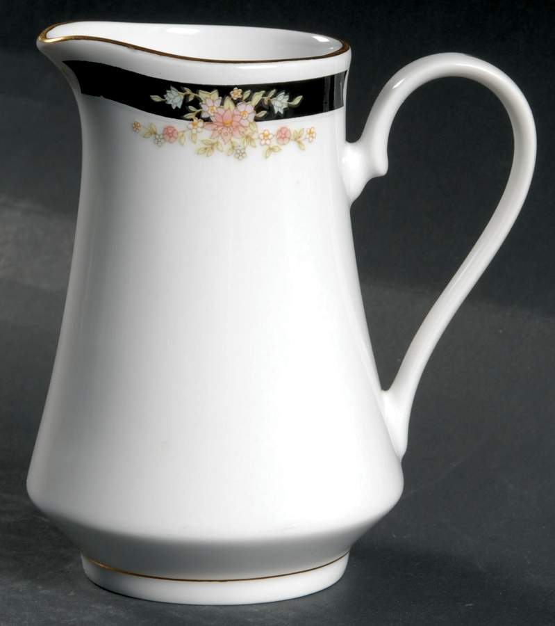 Adriana (Gold Trim) Creamer by Crown Ming-1