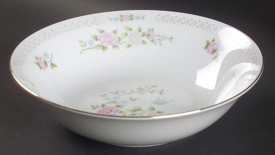 Bird of Paradise 9" Round Vegetable Bowl by Crown Ming-1