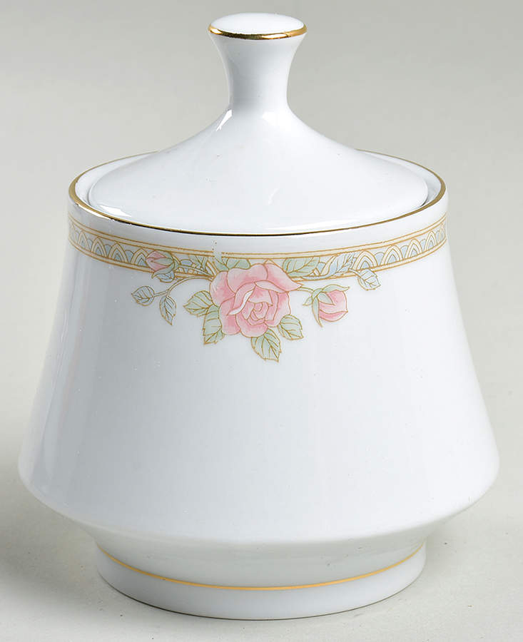 Christina Sugar Bowl & Lid by Crown Ming-1