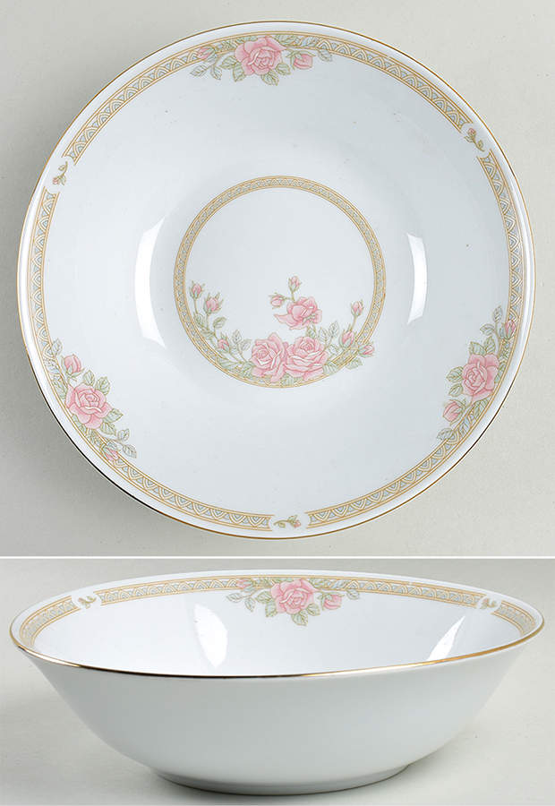 Christina 9" Round Vegetable Bowl by Crown Ming-1