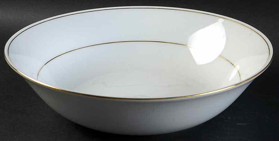 Classic Gold 9" Round Vegetable Bowl by Crown Ming-1
