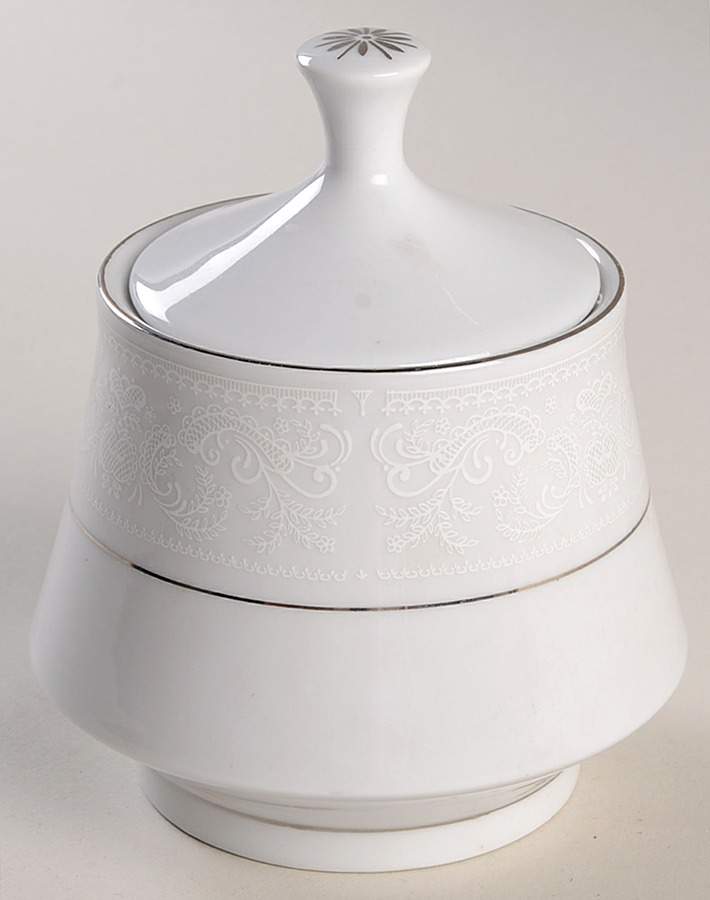 Crochet Sugar Bowl & Lid by Crown Ming-1