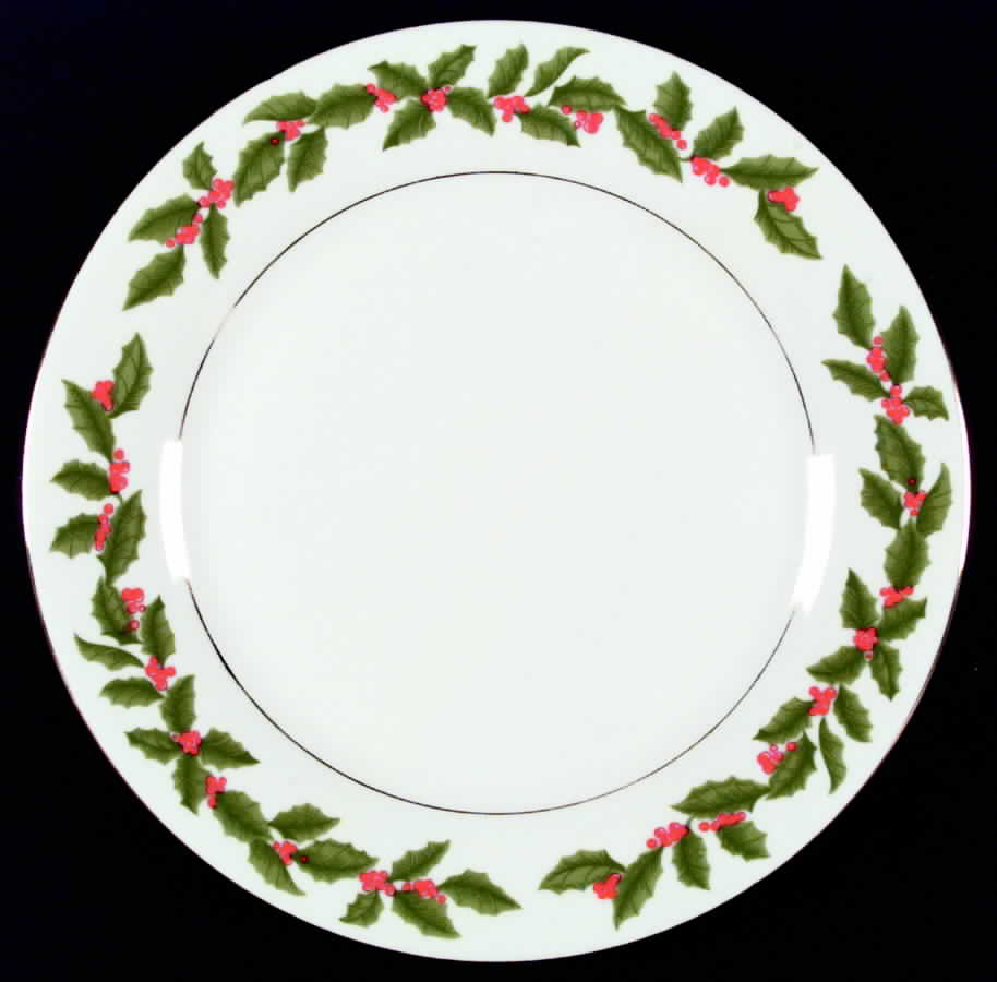 Holly Dinner Plate by Crown Ming-1