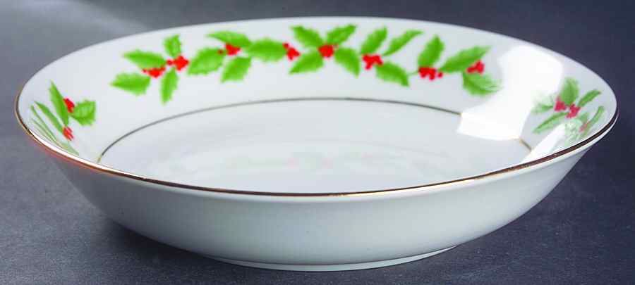 Holly Coupe Soup Bowl by Crown Ming-1