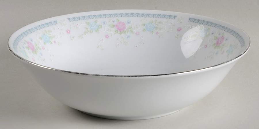 Nosegay 9" Round Vegetable Bowl by Crown Ming-1