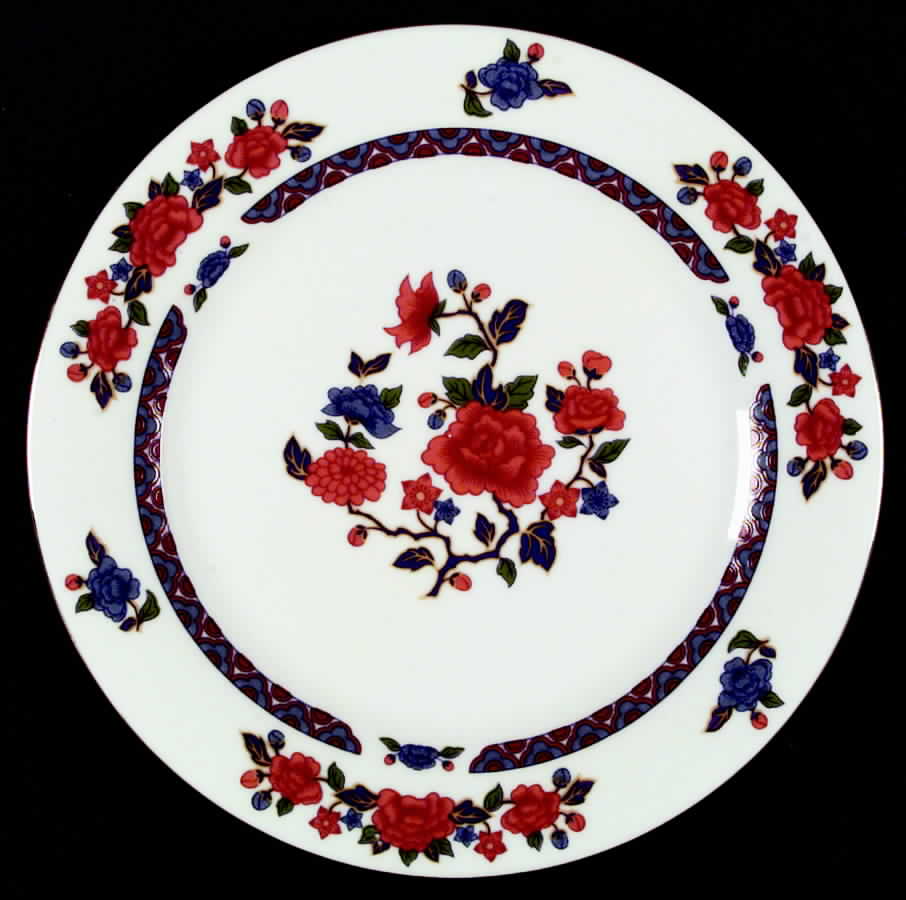 Old Imari Dinner Plate by Crown Ming-1