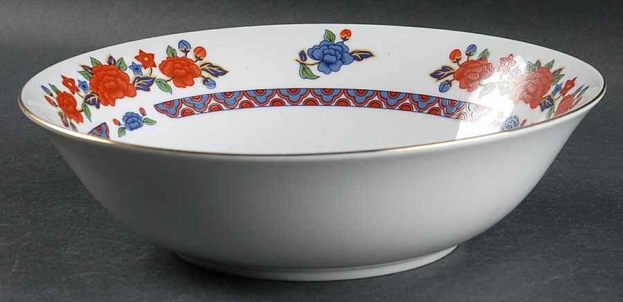 Old Imari 9" Round Vegetable Bowl by Crown Ming-1