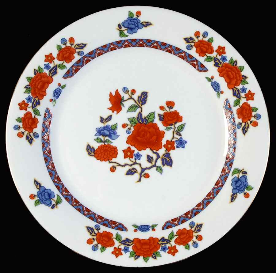Old Imari Salad Plate by Crown Ming-1