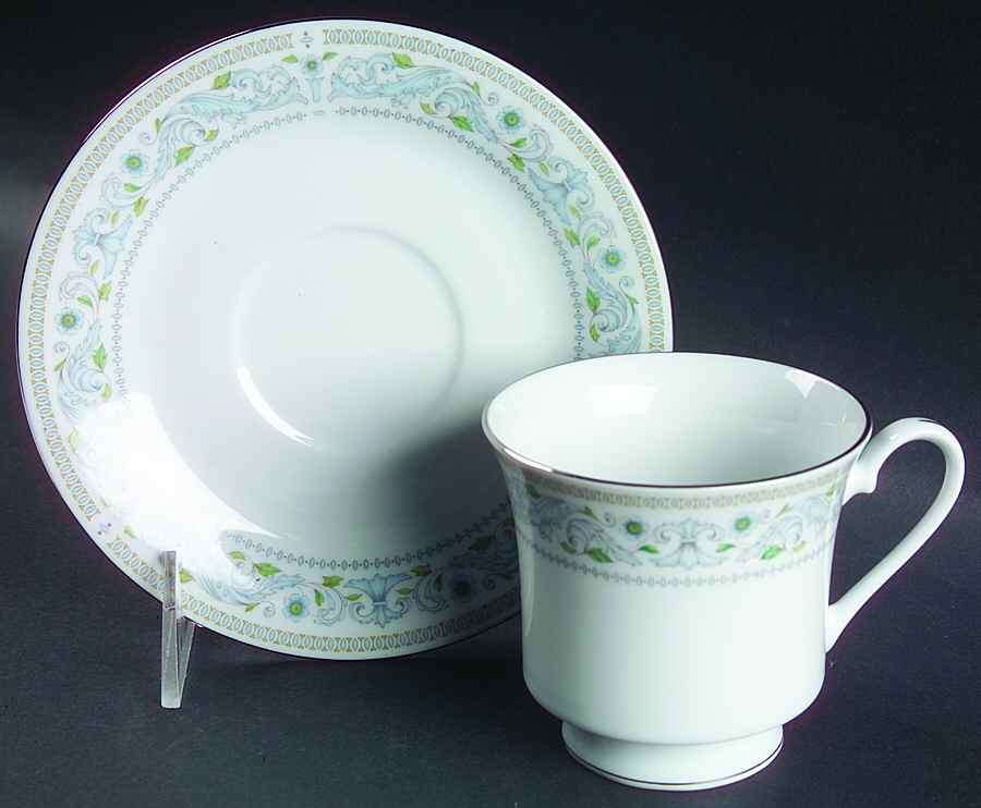 Princess Footed Cup & Saucer Set by Crown Ming-1