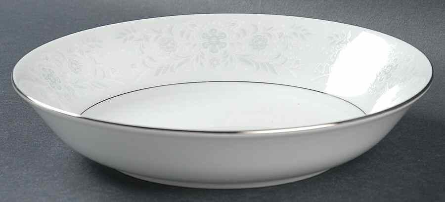 Queen's Lace Coupe Soup Bowl by Crown Ming-1