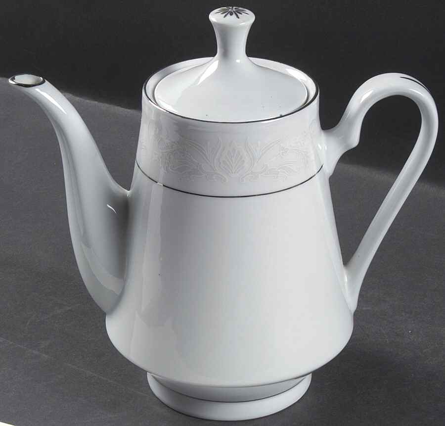 Royal Palm Coffee Pot & Lid by Crown Ming-1