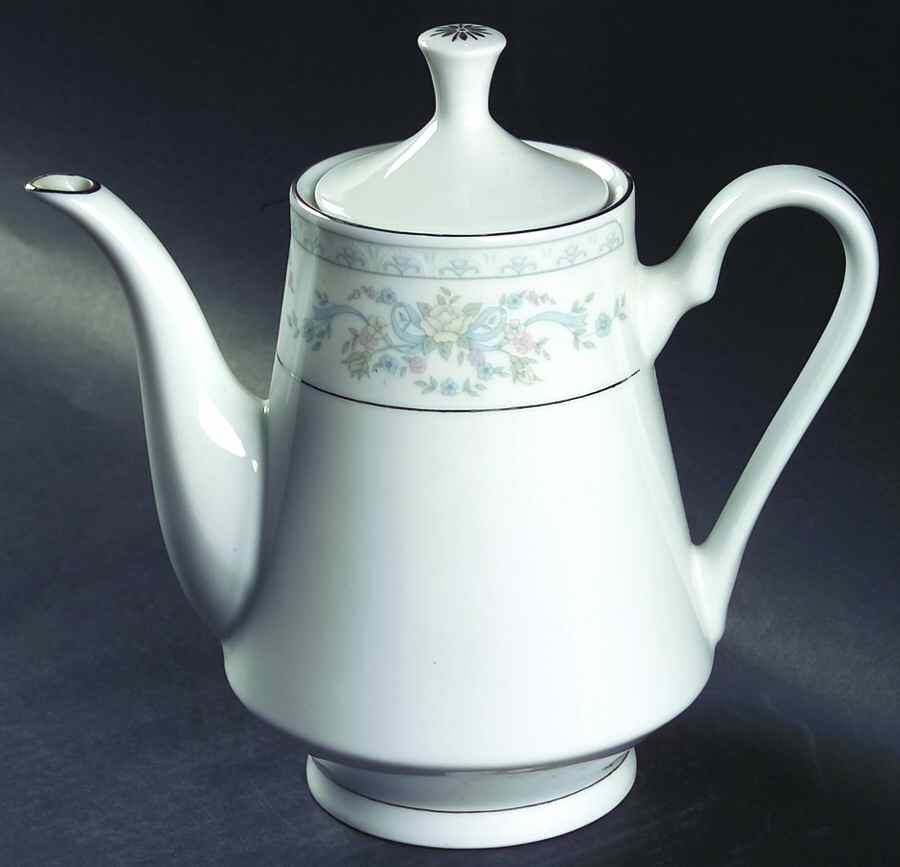 Rose Point Coffee Pot & Lid by Crown Ming-1