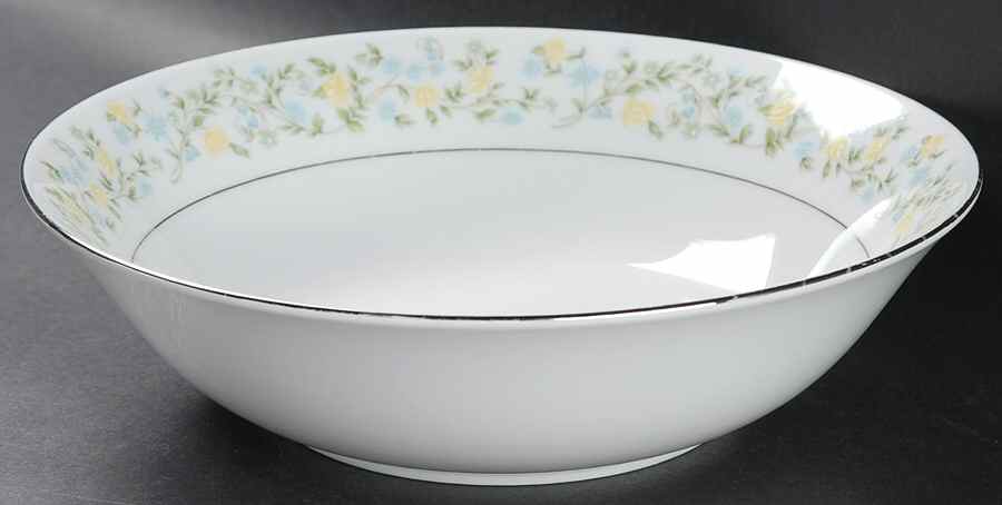 Spring Garden 9" Round Vegetable Bowl by Crown Ming-1