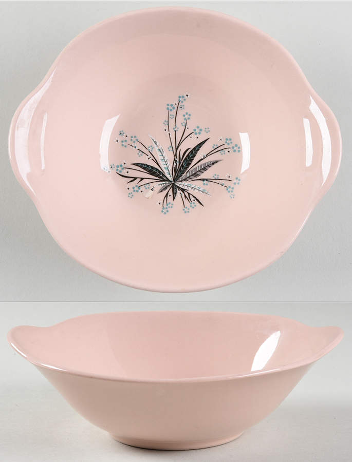 Carnation Remembrance Lugged Cereal Bowl by Crooksville-1