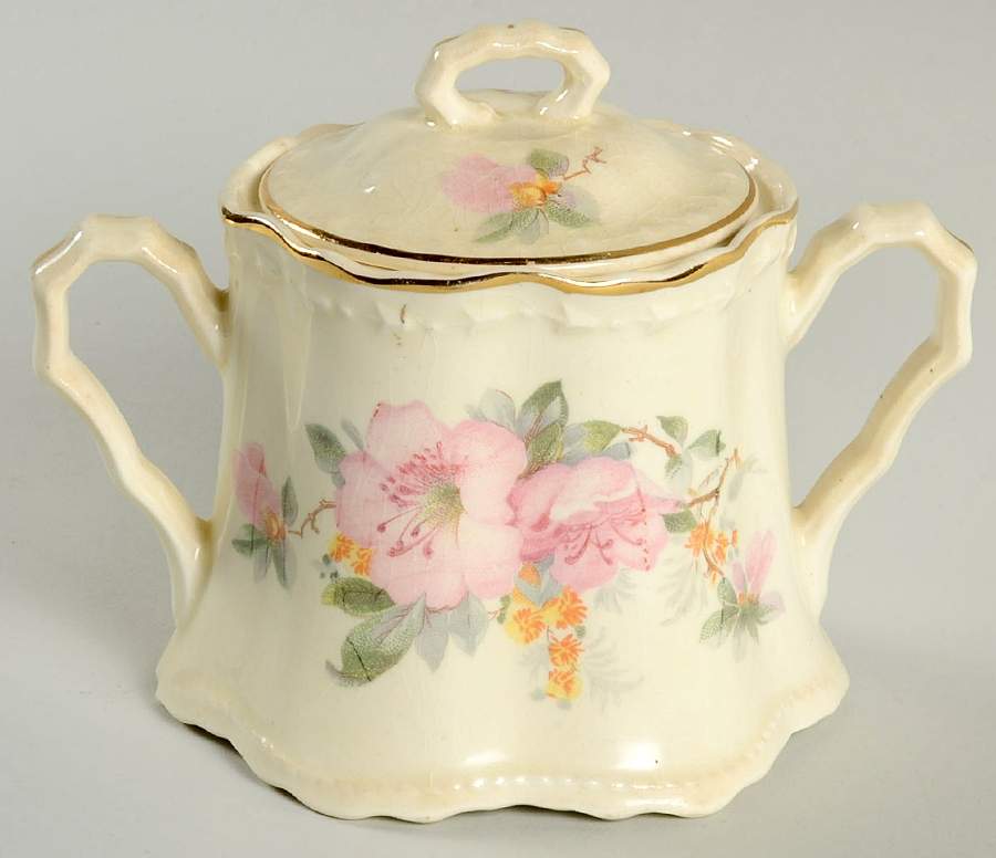 CRO1 Sugar Bowl & Lid by Crooksville-1