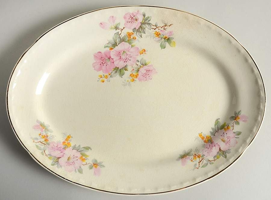 CRO1 13" Oval Serving Platter by Crooksville-1