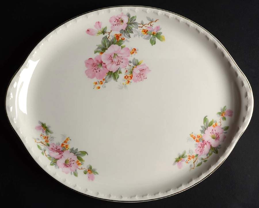 CRO1 13" Oval Serving Platter by Crooksville-1