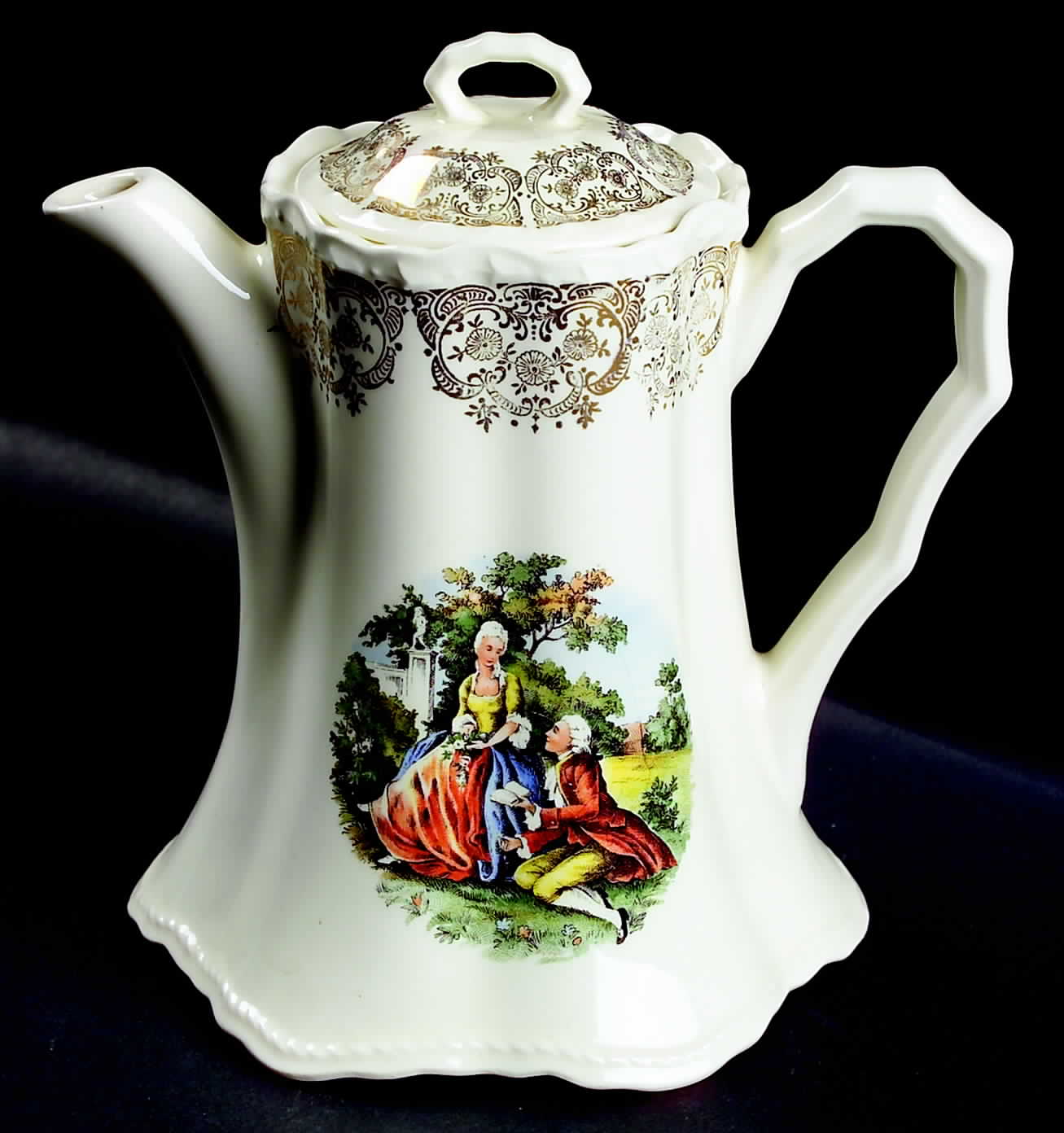 CRO10 Coffee Pot & Lid by Crooksville-1