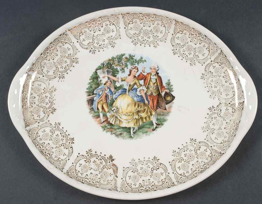 CRO10 11" Oval Serving Platter by Crooksville-1