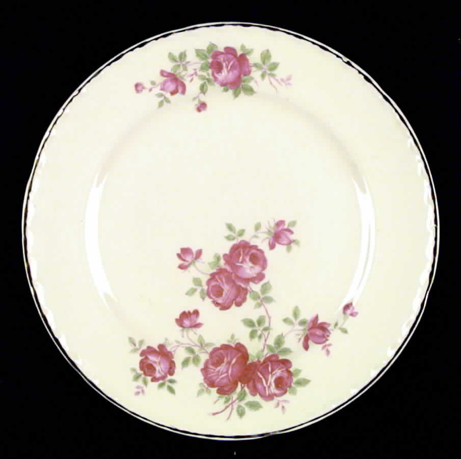 Wild Rose Dinner Plate by Crooksville-1