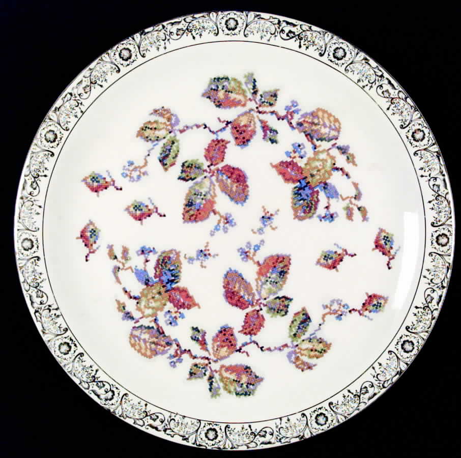 CRO14 Dinner Plate by Crooksville-1