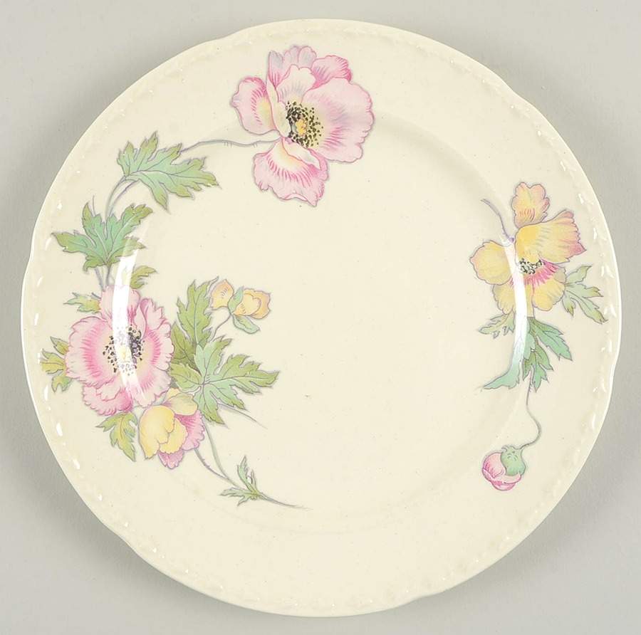 James California Poppy Salad Plate by Crooksville-1