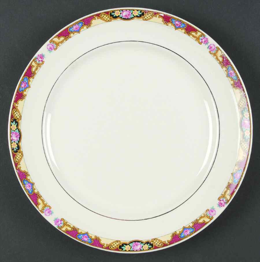 CRO29 Luncheon Plate by Crooksville-1