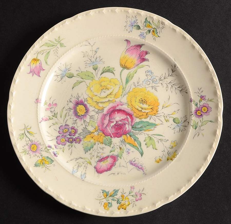 Floral Symphony Salad Plate by Crooksville-1