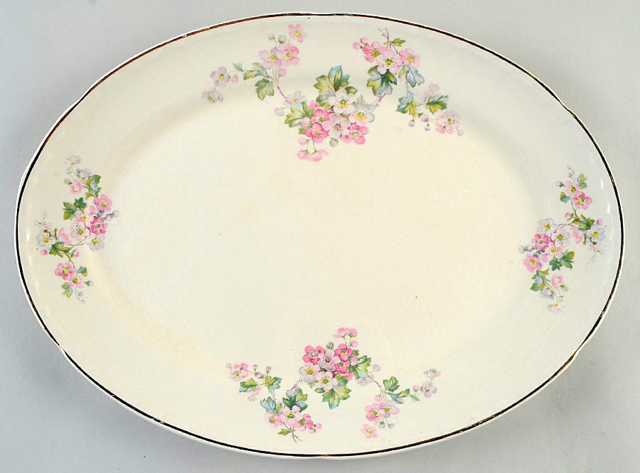CRO5 15" Oval Serving Platter by Crooksville-1