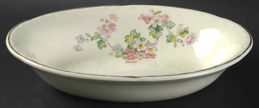 CRO5 9" Oval Vegetable Bowl by Crooksville-1