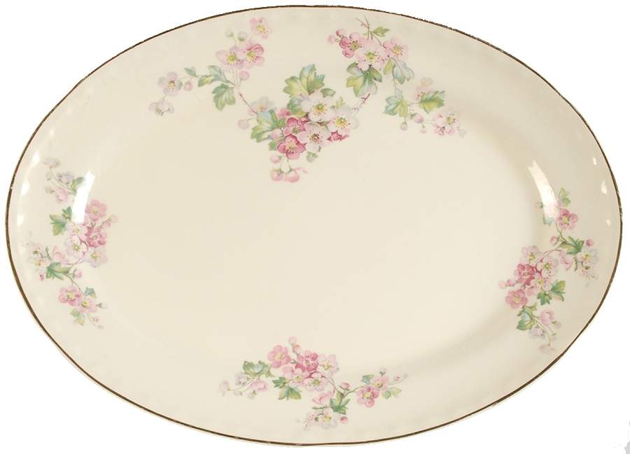 CRO5 13" Oval Serving Platter by Crooksville-1