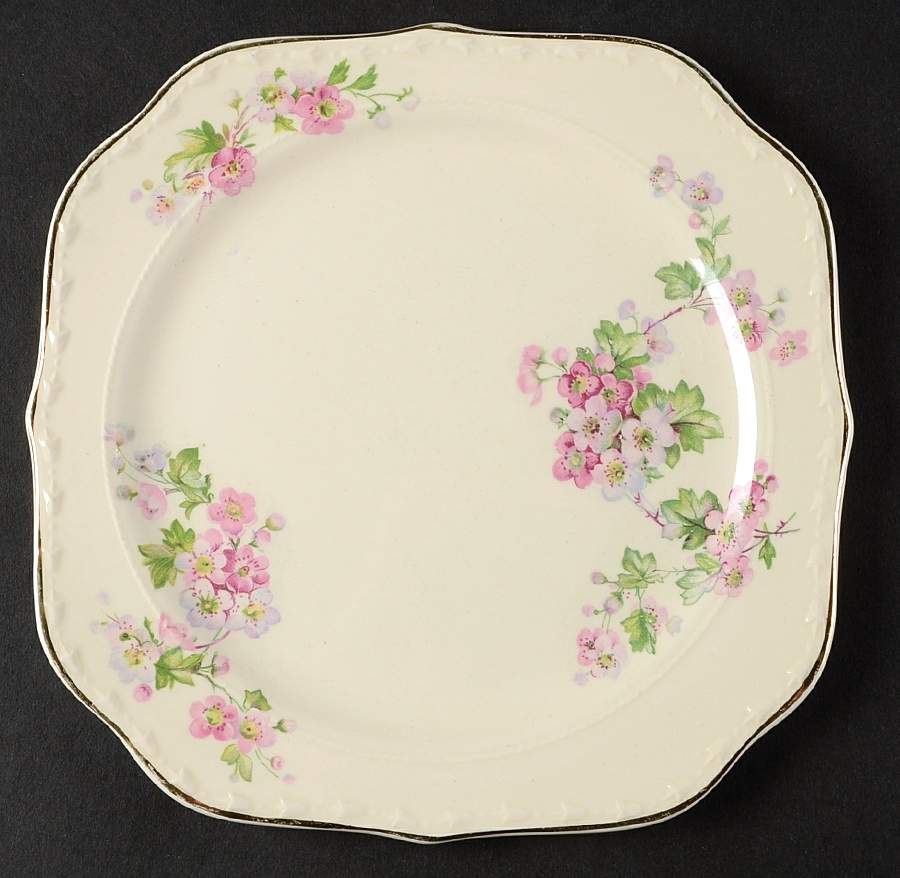CRO5 Square Salad Plate by Crooksville-1