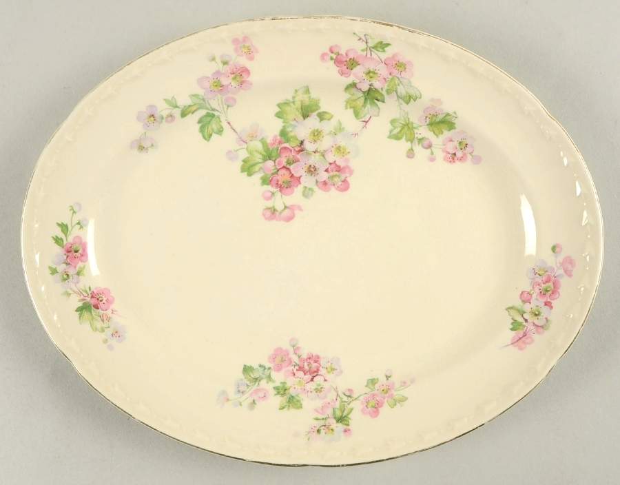 CRO5 11" Oval Serving Platter by Crooksville-1