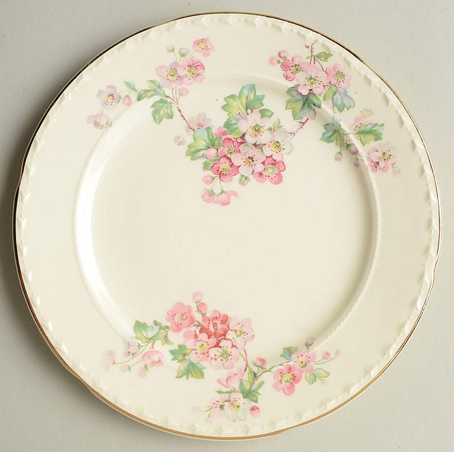 CRO5 Dessert/Pie Plate by Crooksville-1