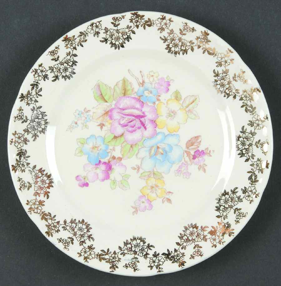 CRO58 Bread & Butter Plate by Crooksville-1
