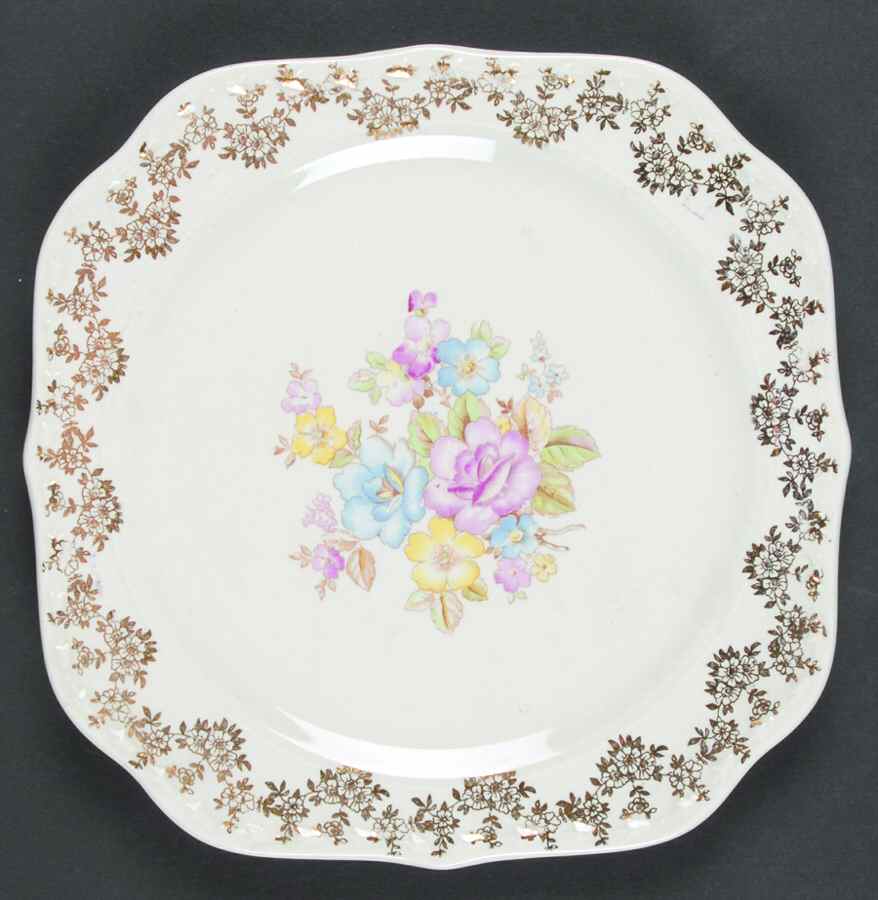 CRO58 Square Salad Plate by Crooksville-1