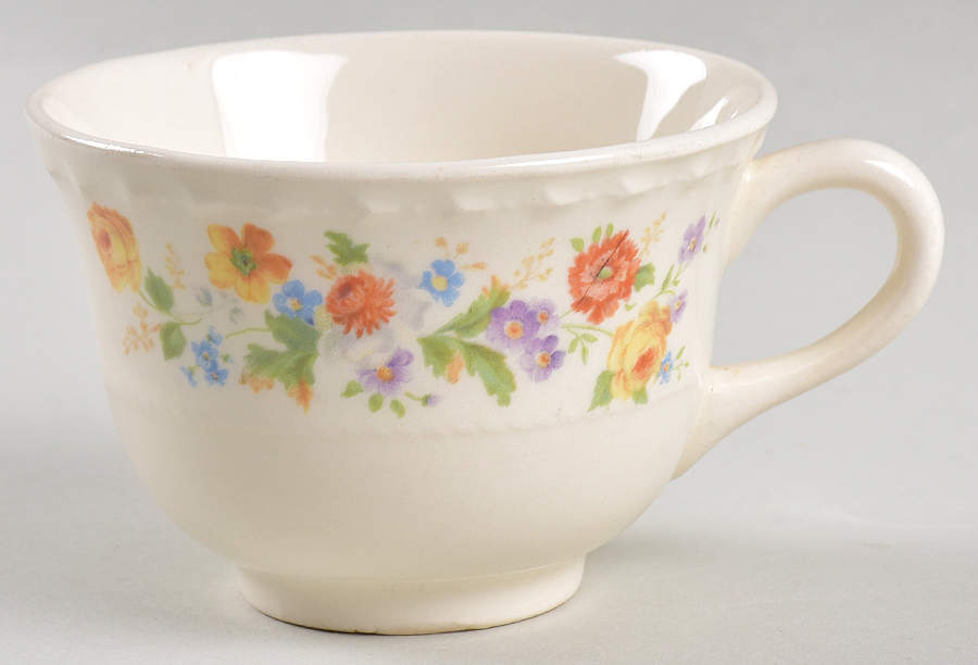 D137 Footed Cup by Crooksville-1