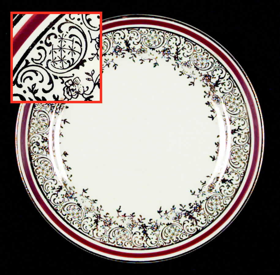 CRO68 Salad Plate by Crooksville-1